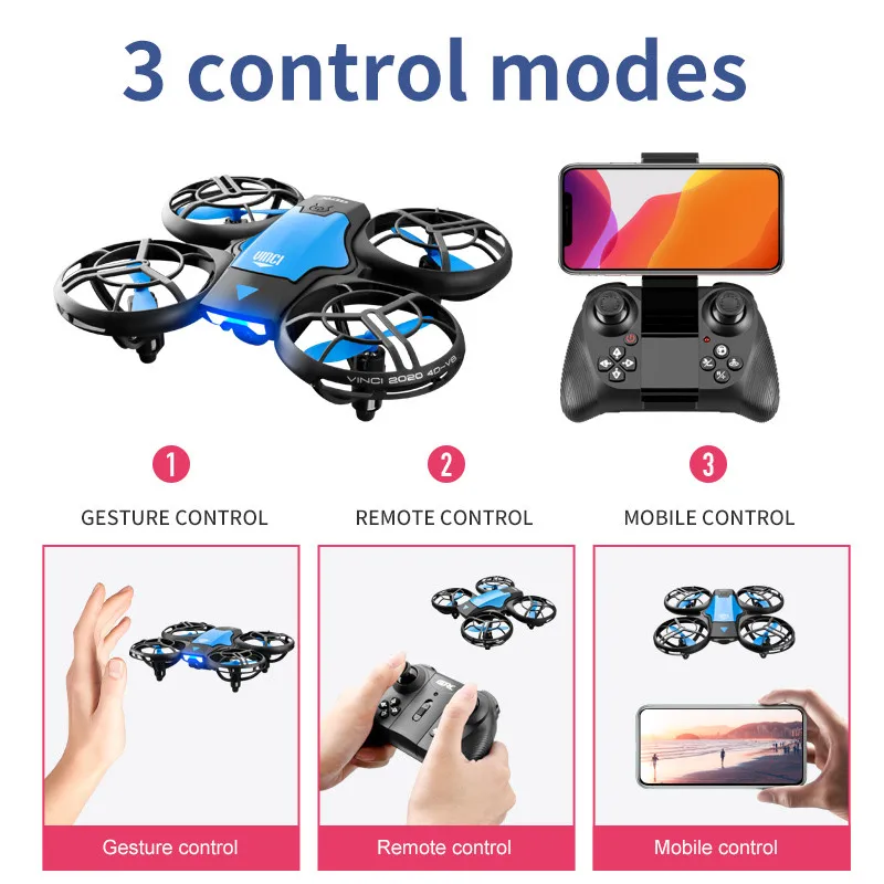V8 New Mini Drone 4K Professio - đánh giá và giá Drone Kit Professional