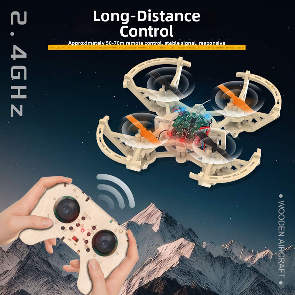 RC Wooden Drones Model Kit 3 S - đánh giá và giá Drone Kit Octocopter