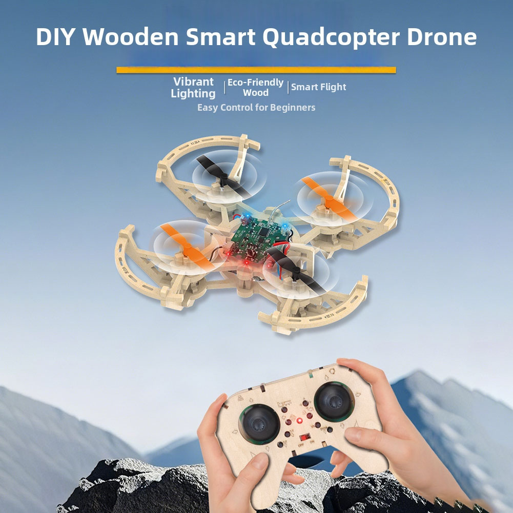 RC Wooden Drones Model Kit 3 S - đánh giá và giá Drone Kit Octocopter