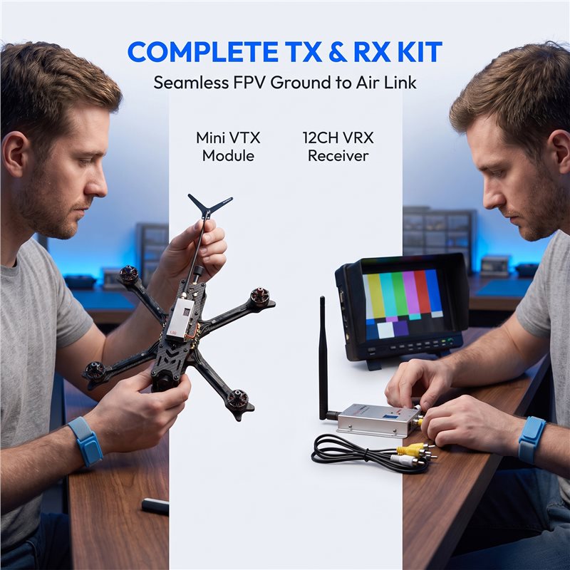 AS96-For FPV Video Transmitter - đánh giá và giá Drone Kit Fpv